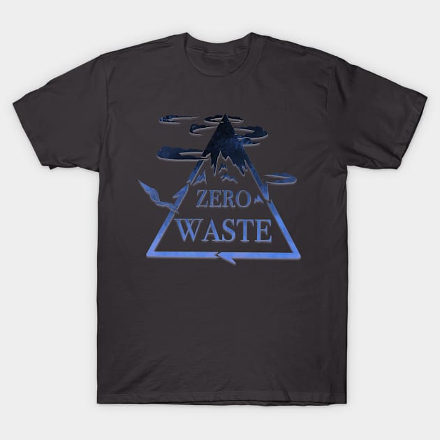 Zero Waste mountain T-Shirt by Yofka